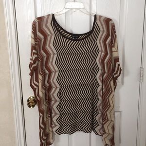 Eclectic chevron blouse